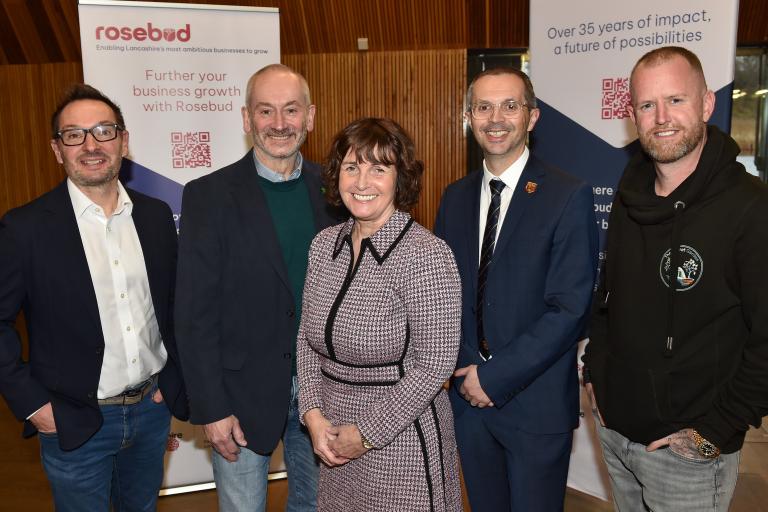 Phillippa Williamson and Aidy Riggott at Rosebud event