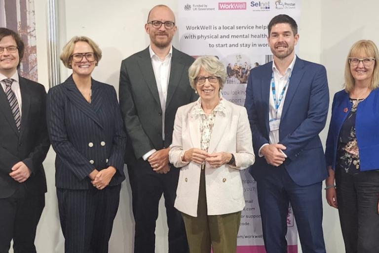 An image showing partners from across Lancashire who are continuing their commitment to helping more people into work